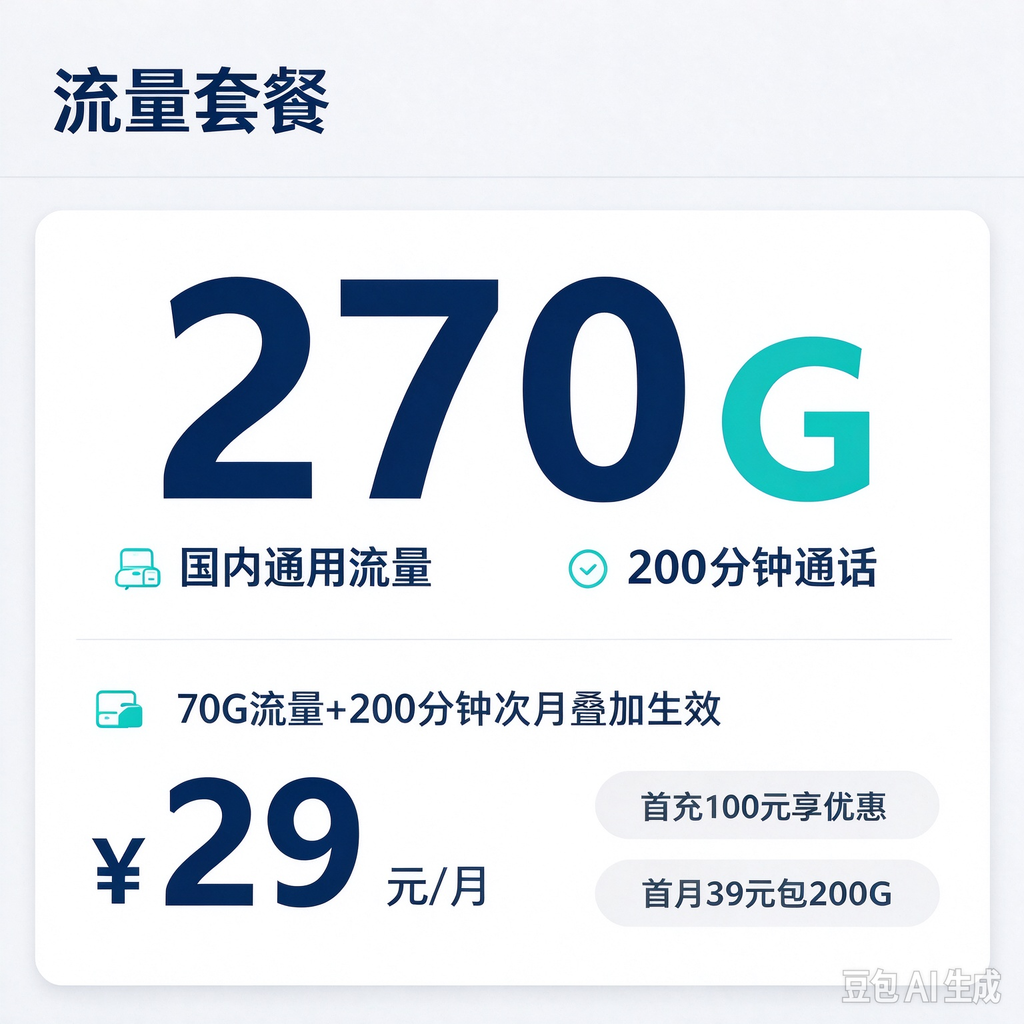 罕见的 29 元每月套餐来了，机不可失